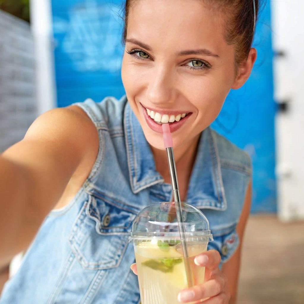 3-Pack: Expandable Steel Straw
