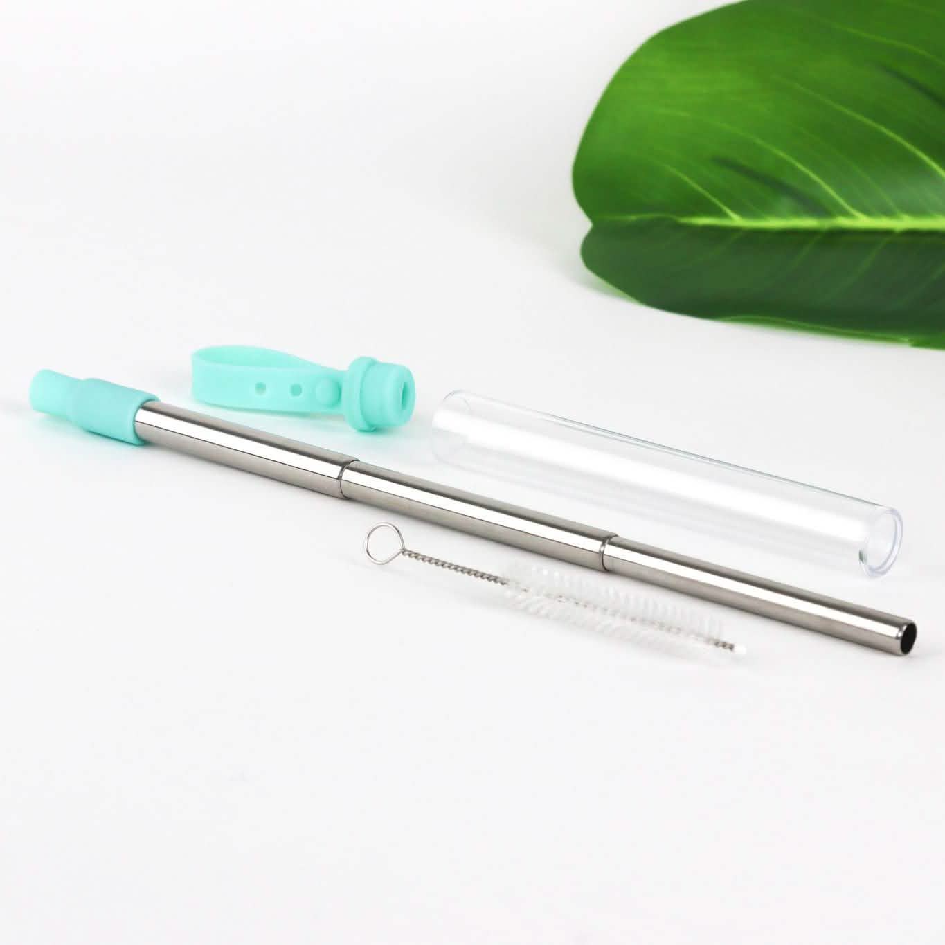 3-Pack: Expandable Steel Straw