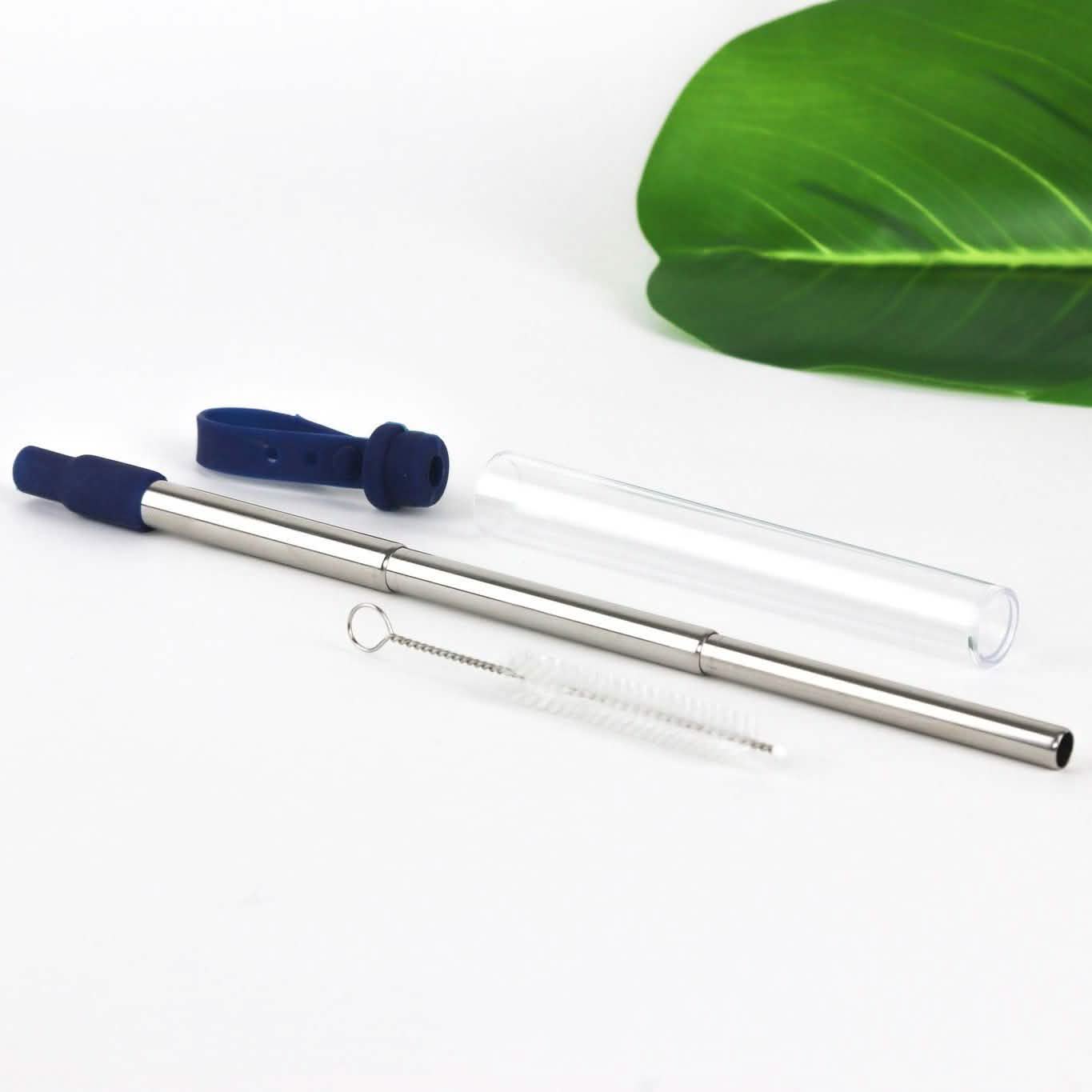 3-Pack: Expandable Steel Straw