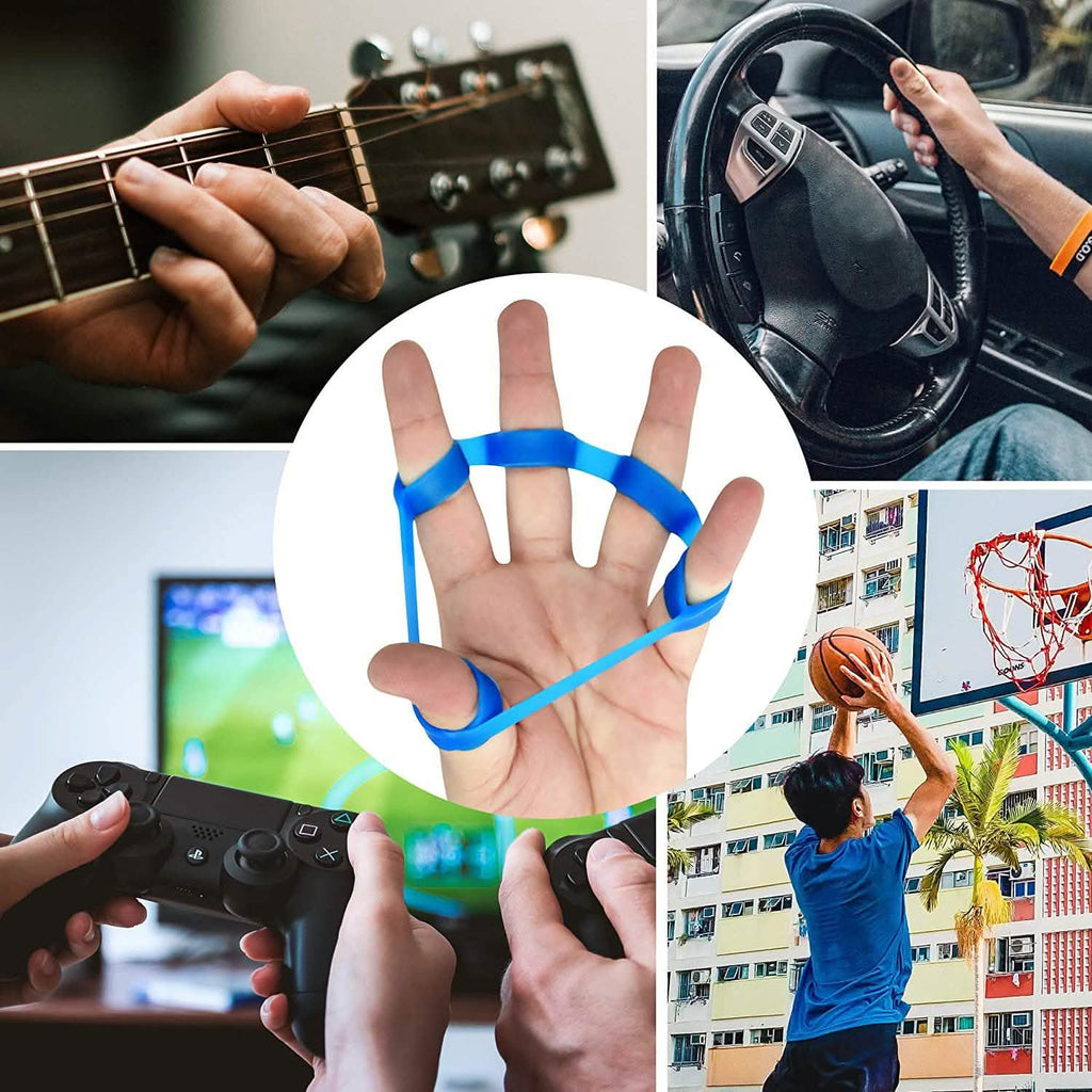3-Pack: Finger Stretcher and Strengthener Resistance Bands