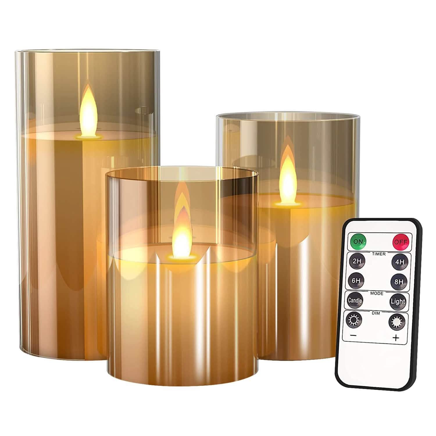 3-Pack: Flameless Battery Operated Candles