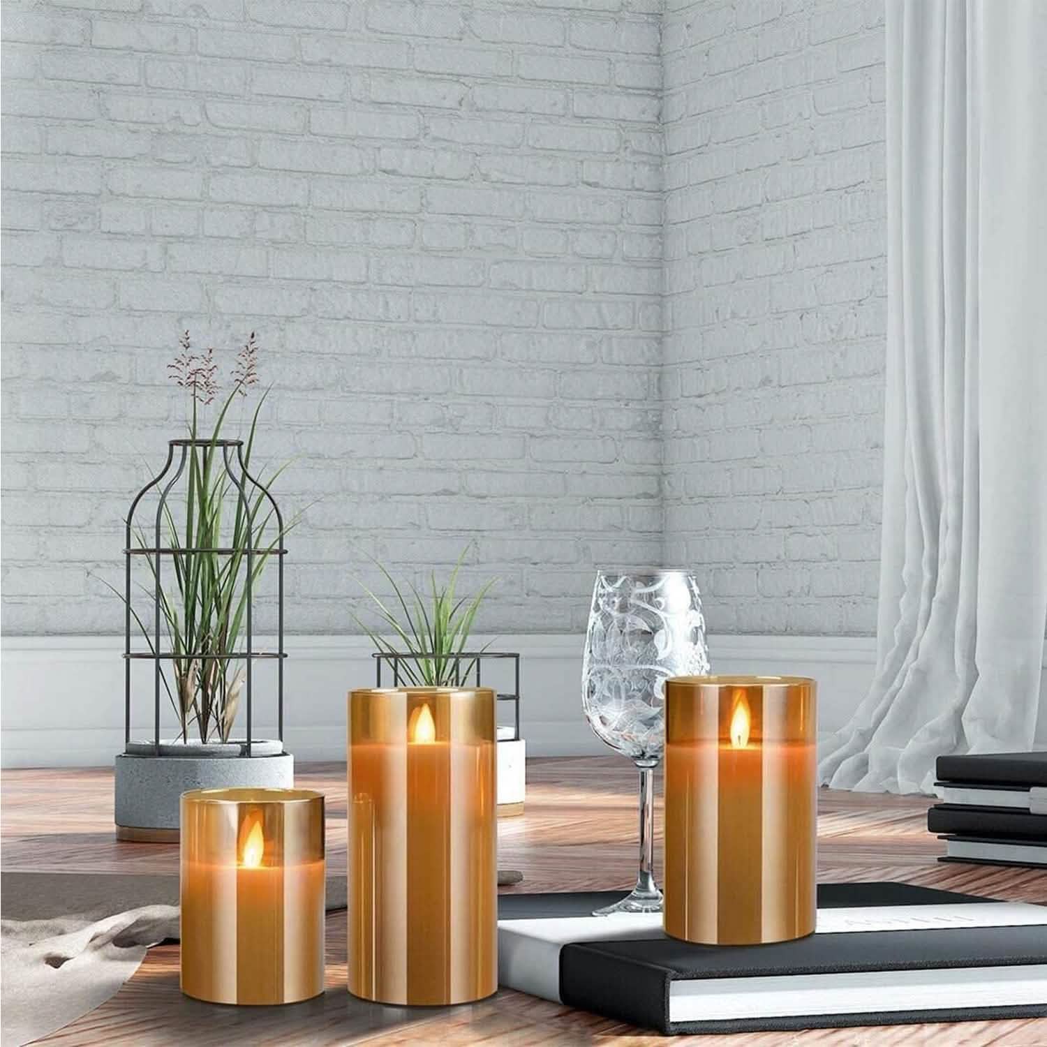 3-Pack: Flameless Battery Operated Candles
