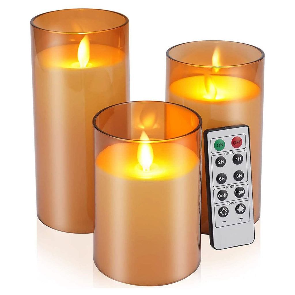 3-Pack: Flameless Battery Operated Candles