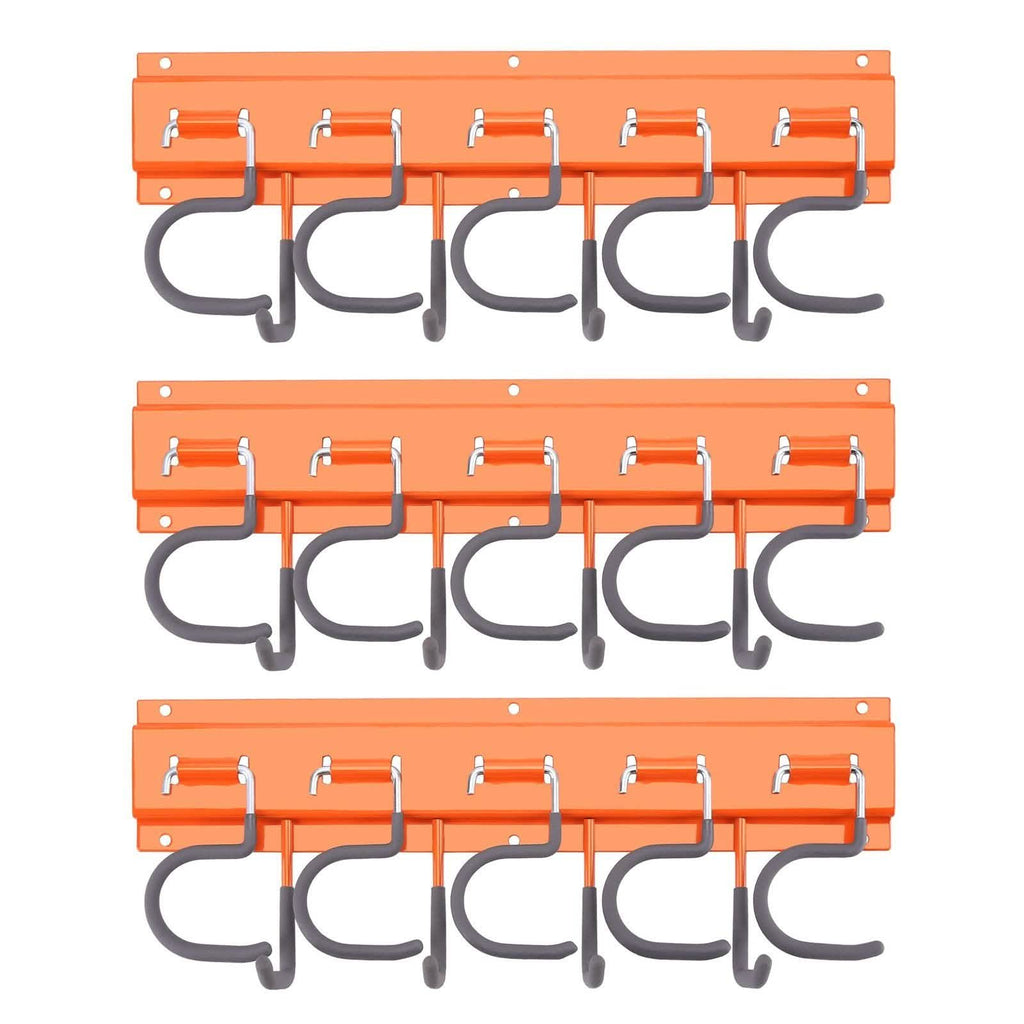 Garden Tool Organizer Wall Mounted Hanger Hooks Home Garage Set