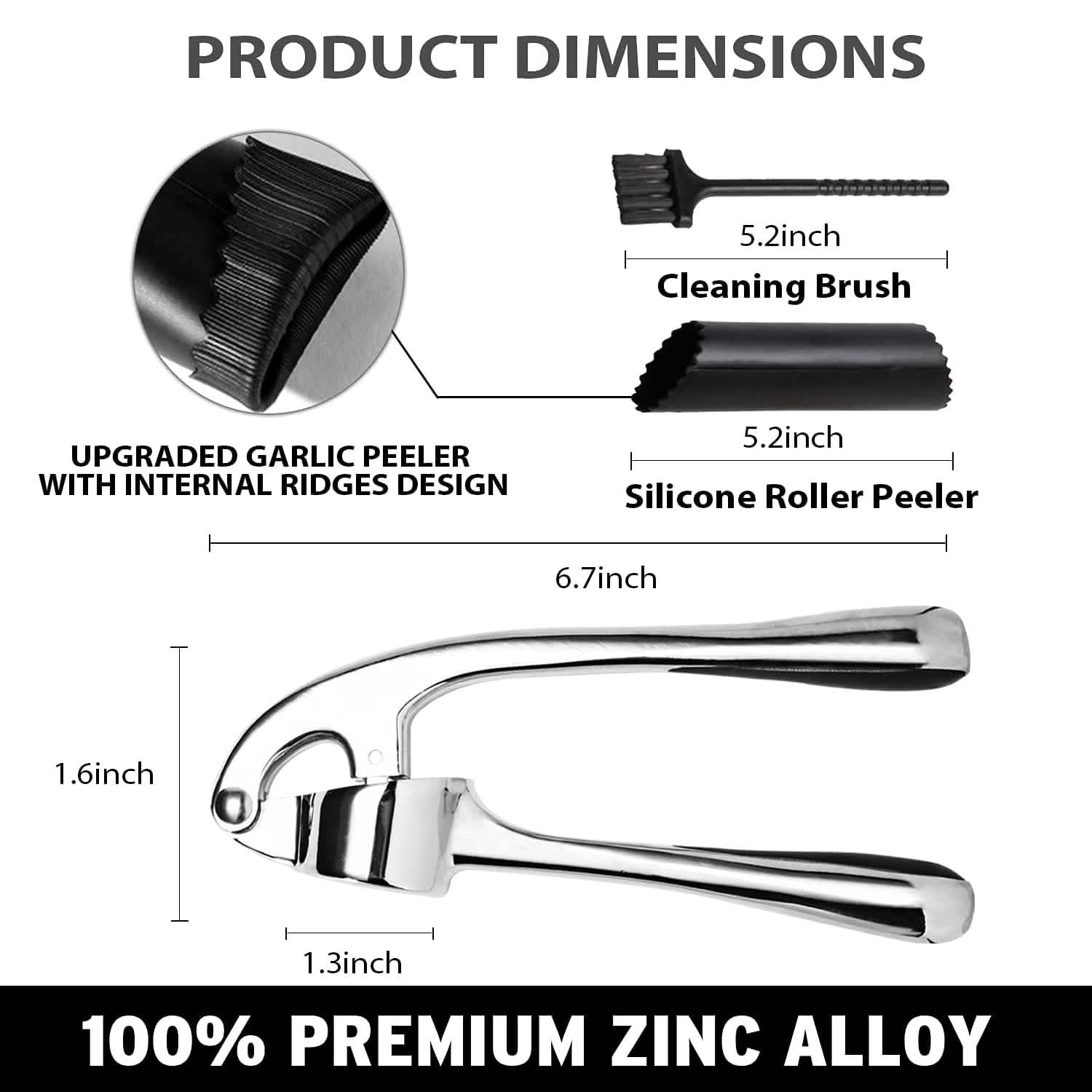 3-Pack: Garlic Meat Grinder Set