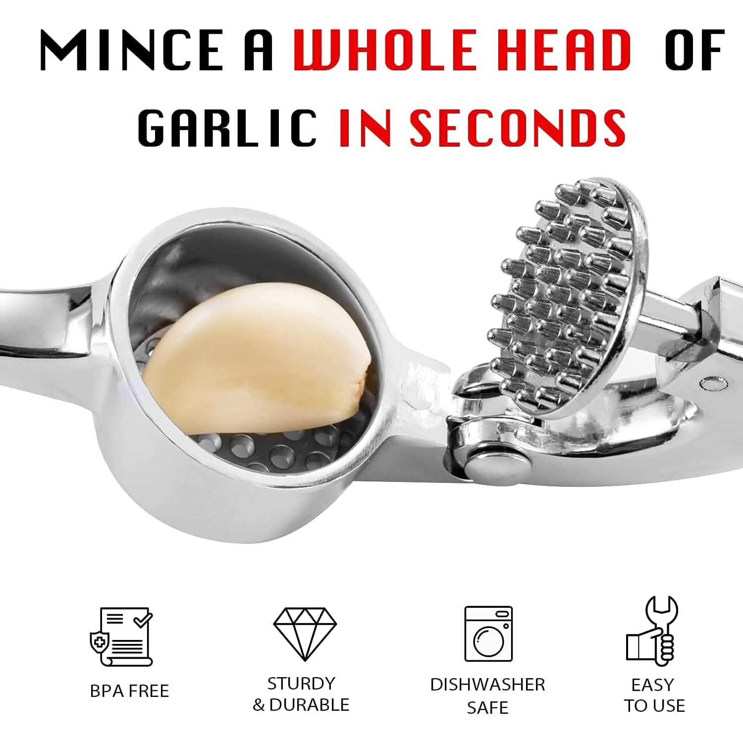 3-Pack: Garlic Meat Grinder Set