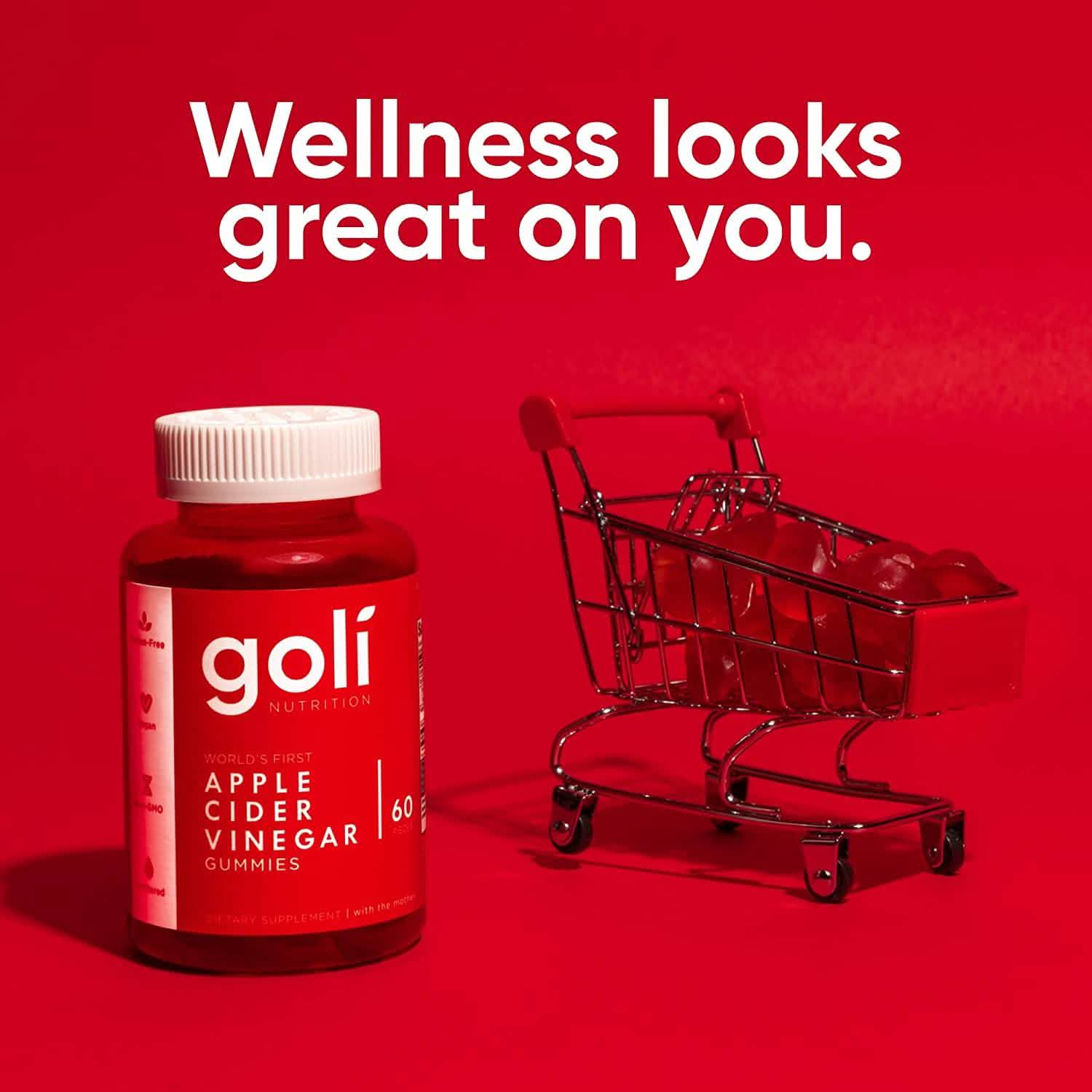 3-Pack: Goli Apple Cider Vinegar Gummy Vitamins