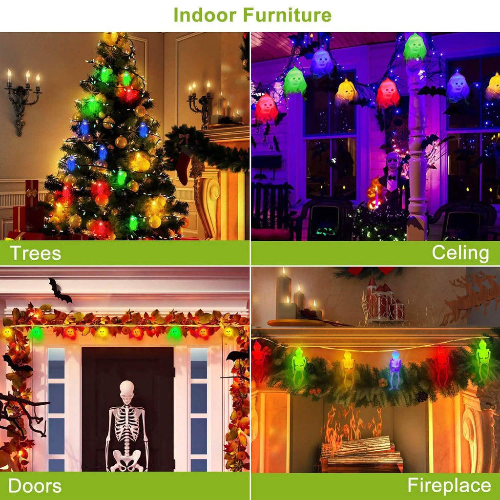 3-Pack: Halloween String Light Decorations