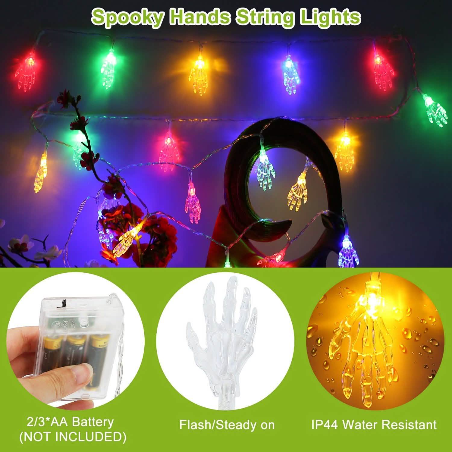 3-Pack: Halloween String Light Decorations