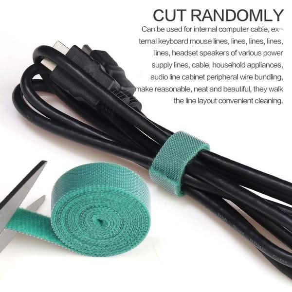 3-Pack: Hook and Loop Fastening Tape for Cable Ties