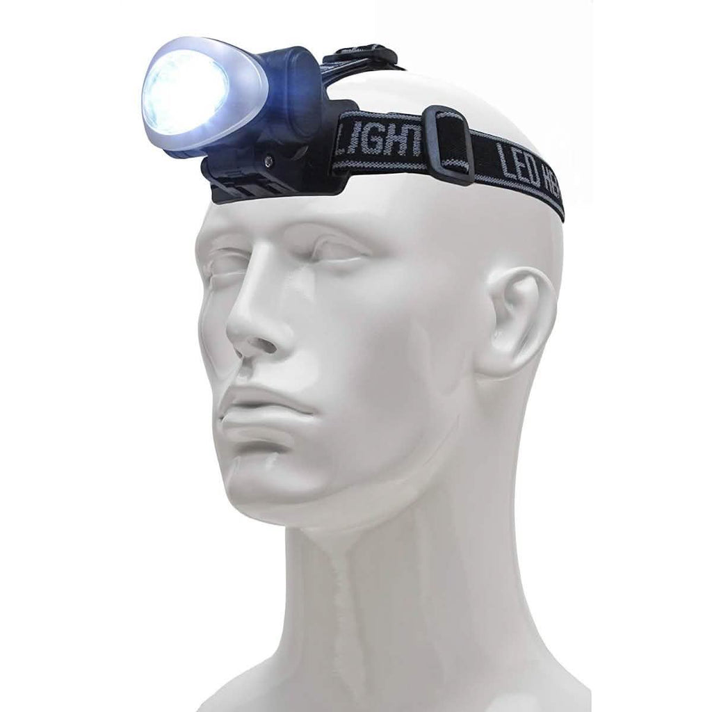 3-Pack: Impecca Water Resistant 20 Lumens 10 LED Headlamp