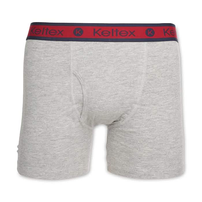 3-Pack: Keltex Men's Cotton Stretch Boxer Briefs