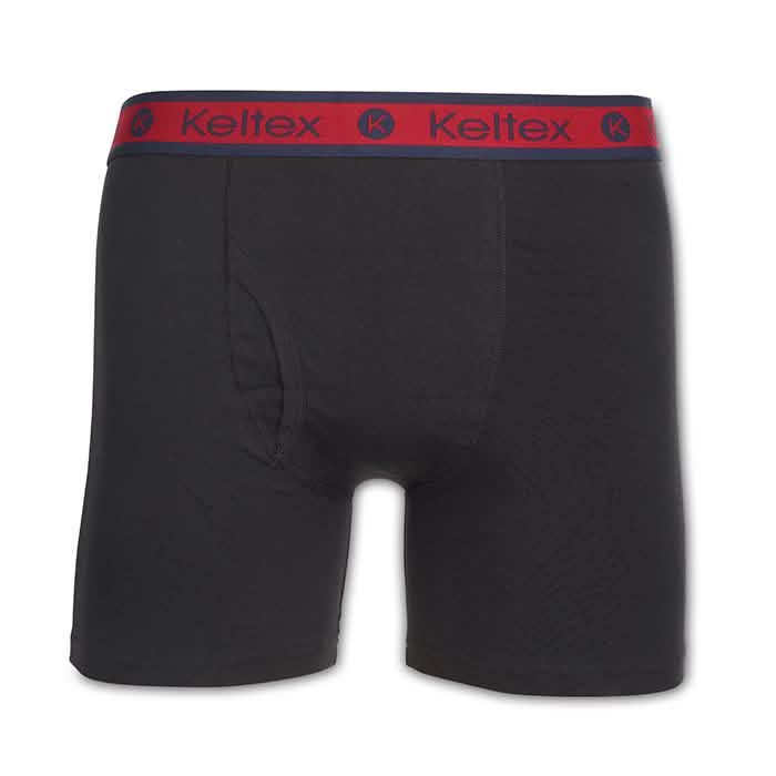 3-Pack: Keltex Men's Cotton Stretch Boxer Briefs