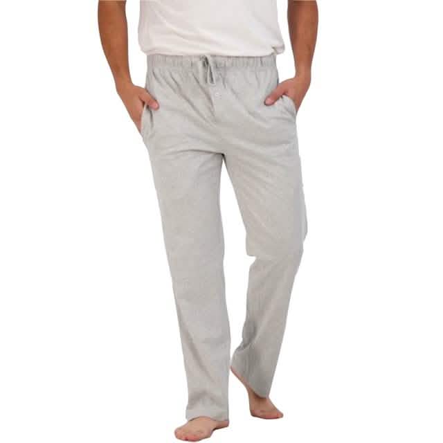3-Pack: Men's Cotton Lounge Pajama Pants with Pockets