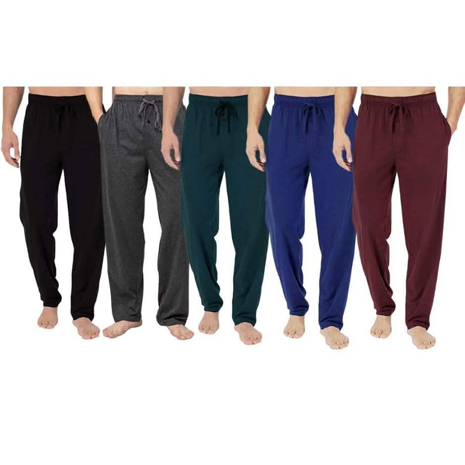 3-Pack: Men's Cotton Lounge Pants With Pockets