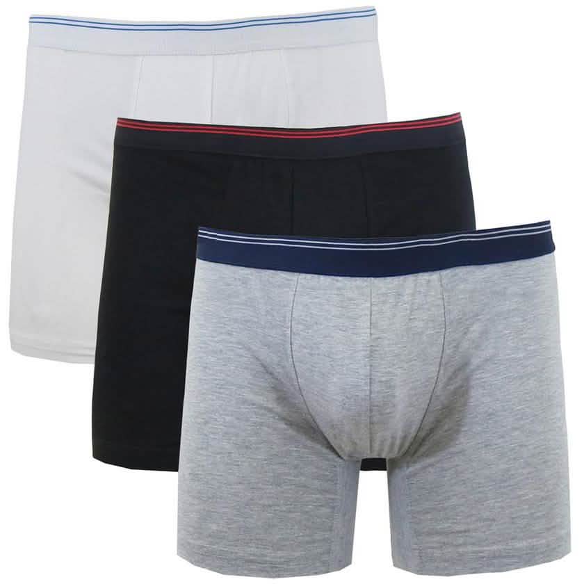 3-Pack: Men's Cotton Stretch Boxer Briefs