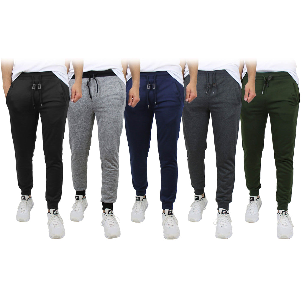3-Pack: Men's French Terry Slim-Fit Jogger