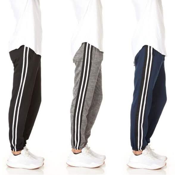 3-Pack: Men's Slim-Fit Sweatpants Fleece Joggers