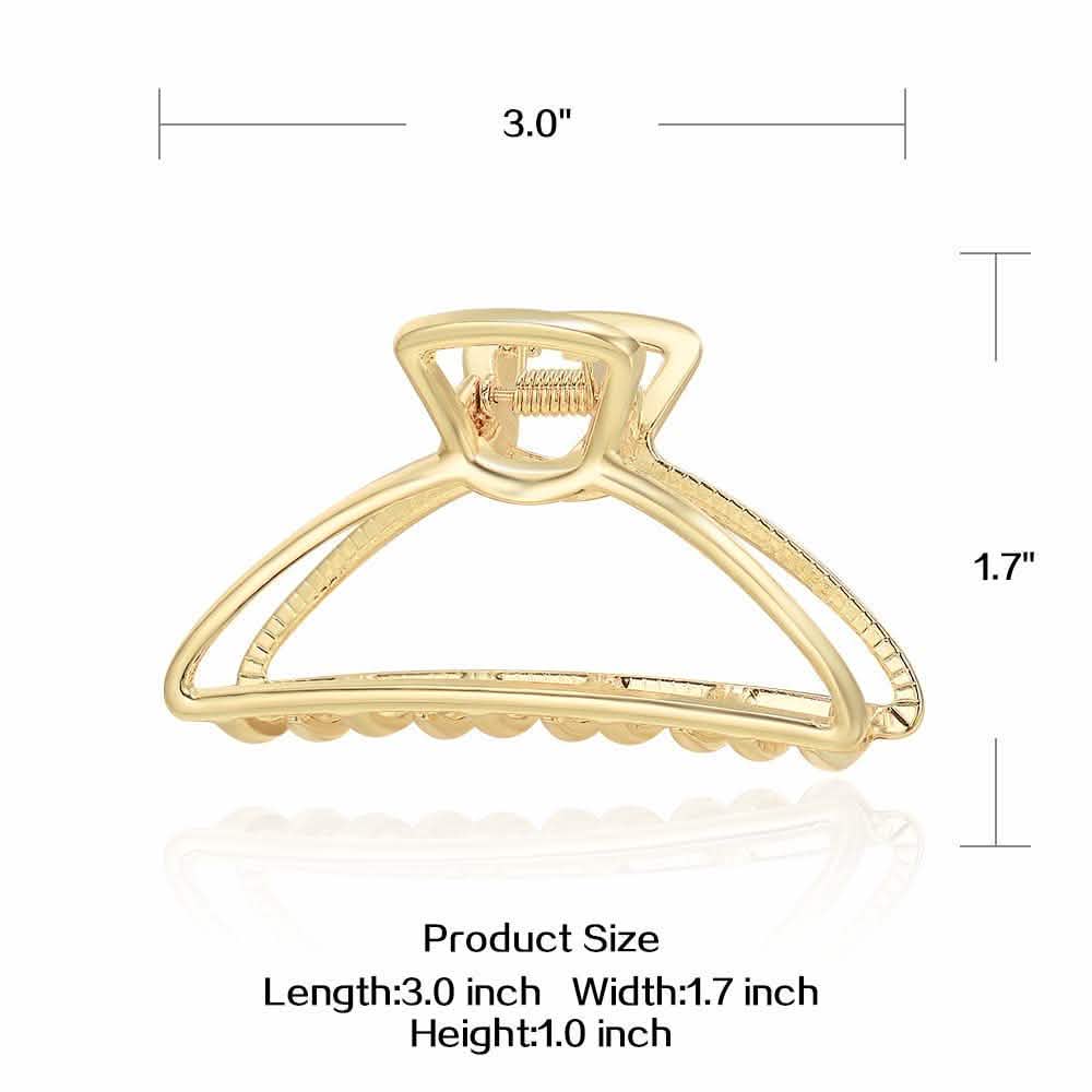 3-Pack: Metal Hair Clips