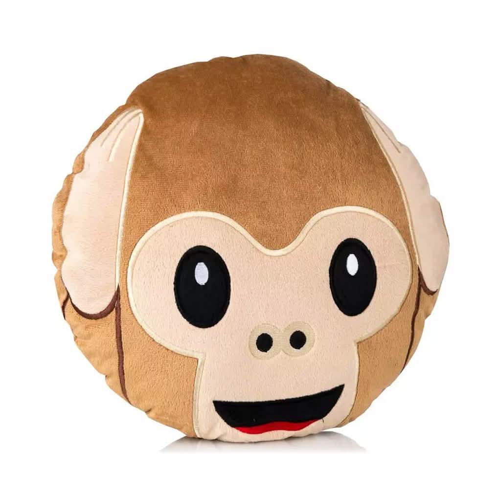 3-Pack: Monkey Emoji Pillows