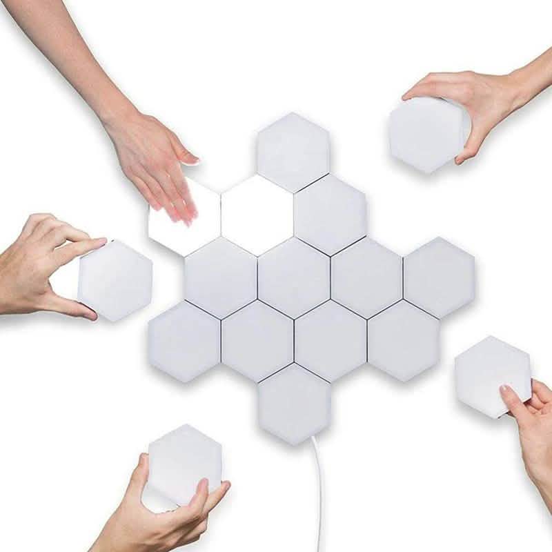 3-Pack: New Modular and Hexagonal Touch Sensitive LED Lamp