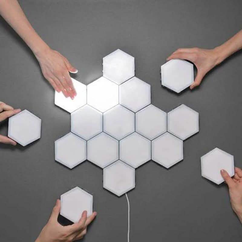 3-Pack: New Modular and Hexagonal Touch Sensitive LED Lamp