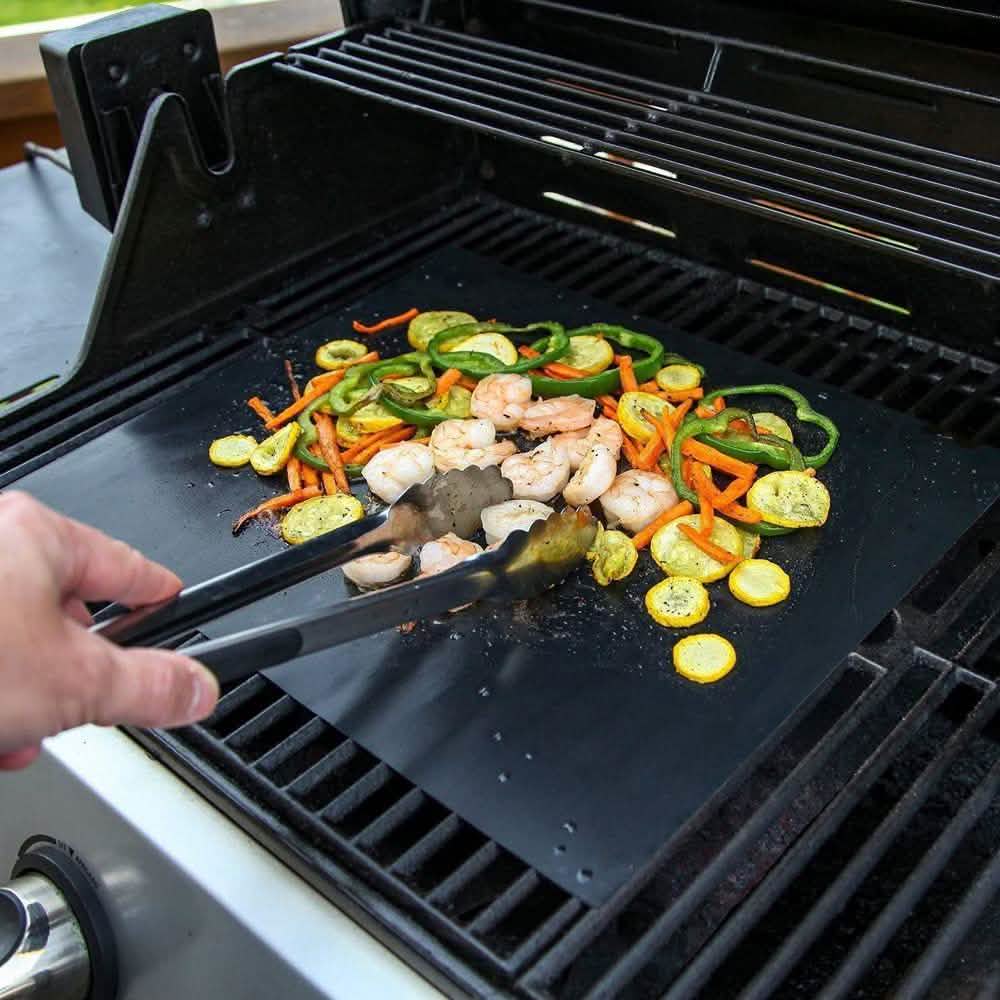 3-Pack: Non-Stick BBQ Grill Mats