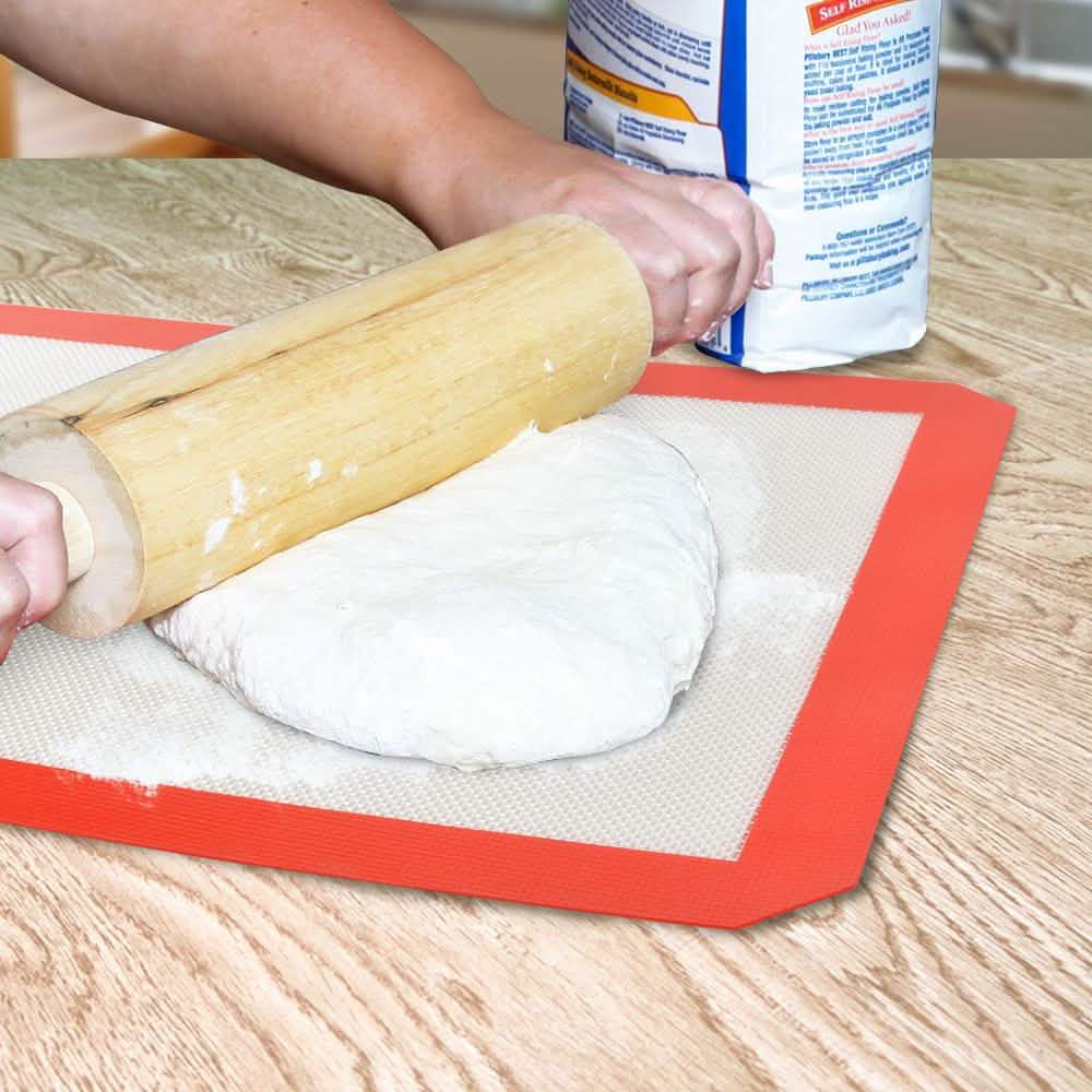 3-Pack: Non-Stick Heat Resistant Silicone Baking Mat