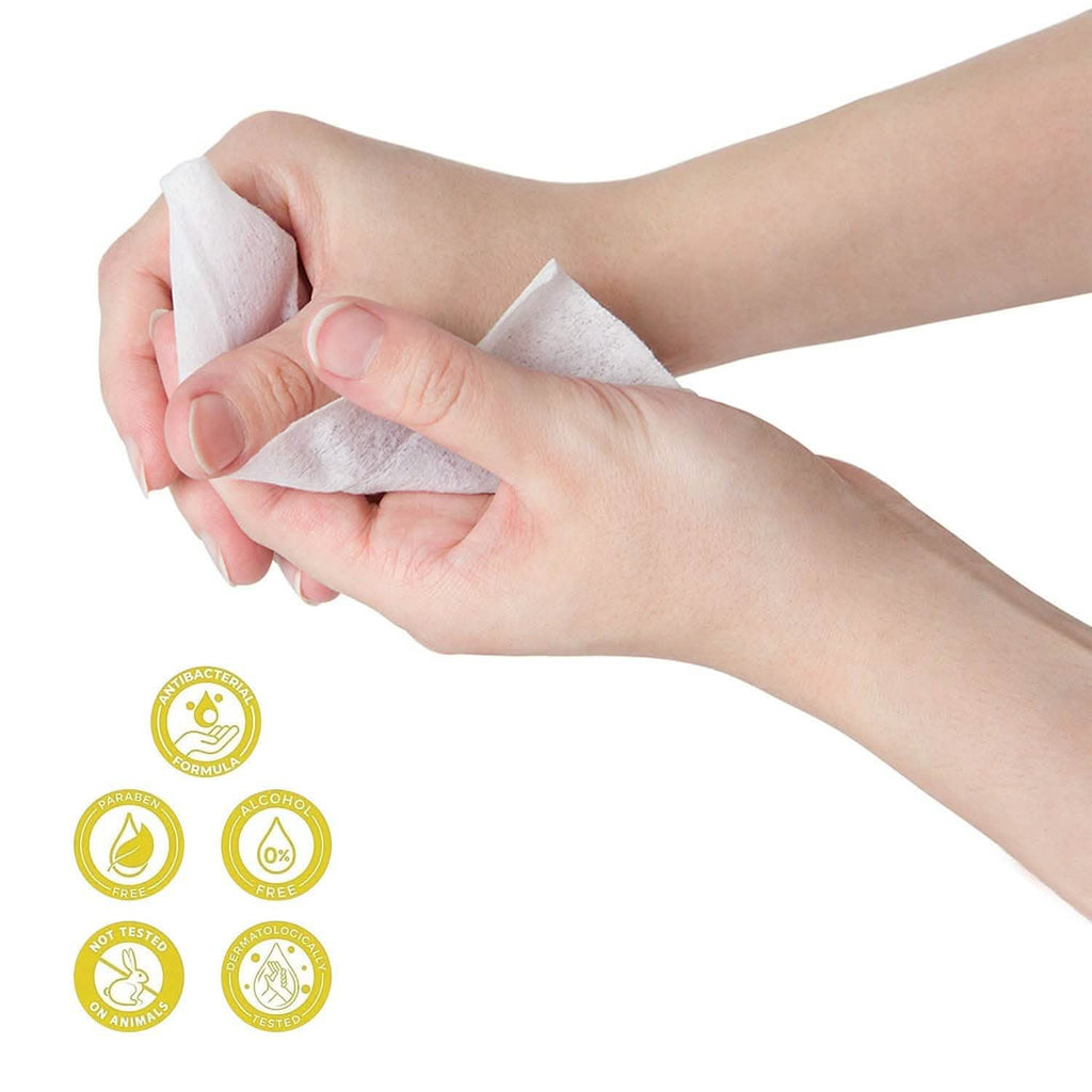 3-Pack Of Fresh N Clean Antibacterial Wipes