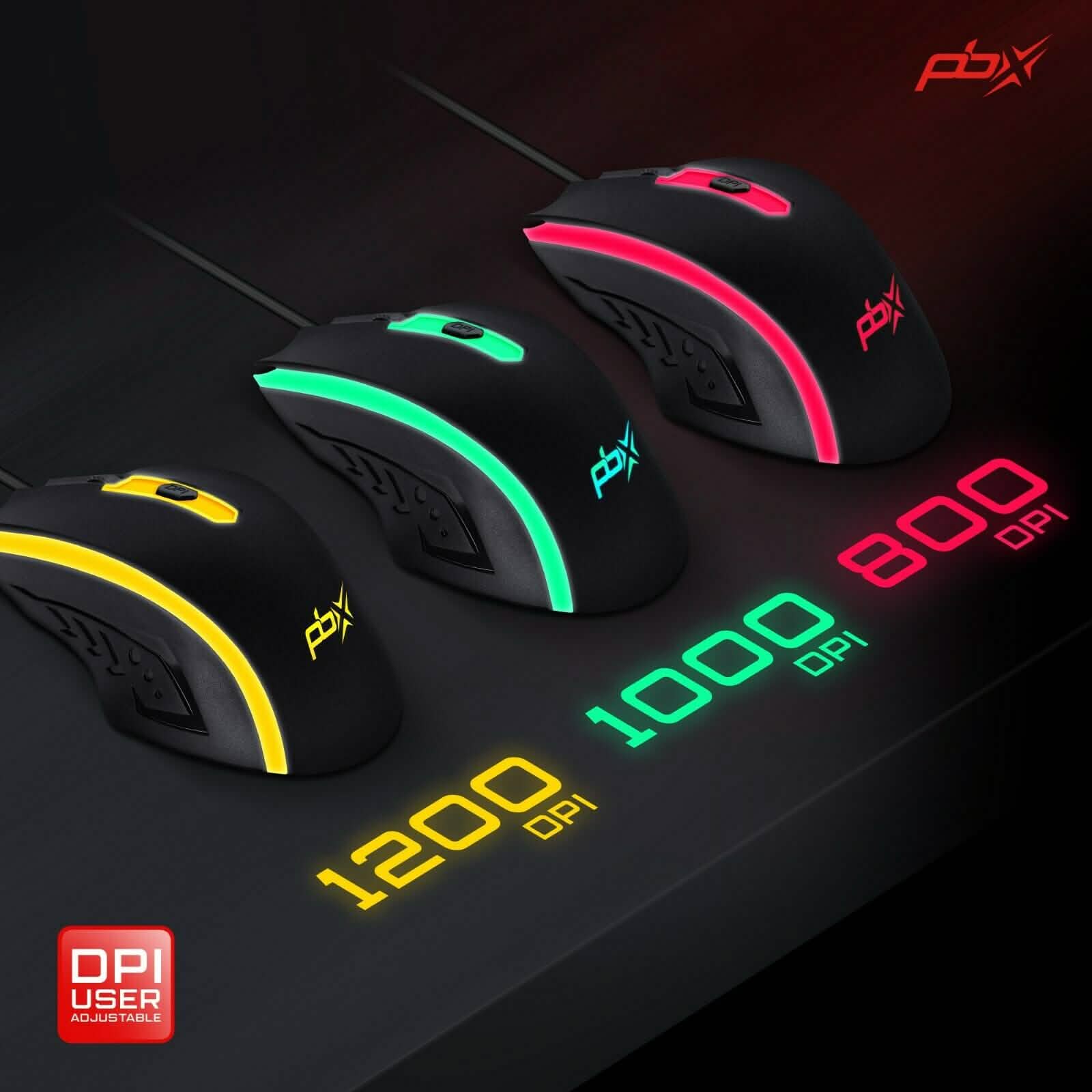3-Pack: PBX Slayer Pro Gaming Accessories - Keyboard, Computer Mouse and Mousepad