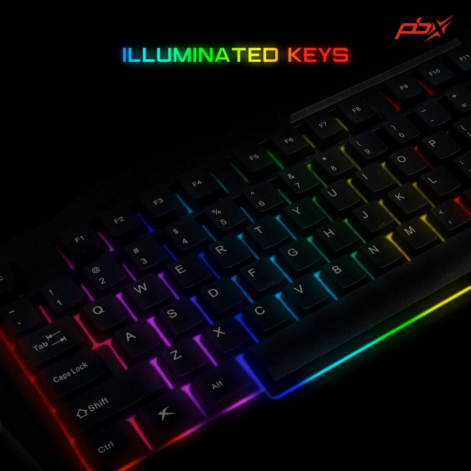 3-Pack: PBX Slayer Pro Gaming Accessories - Keyboard, Computer Mouse and Mousepad