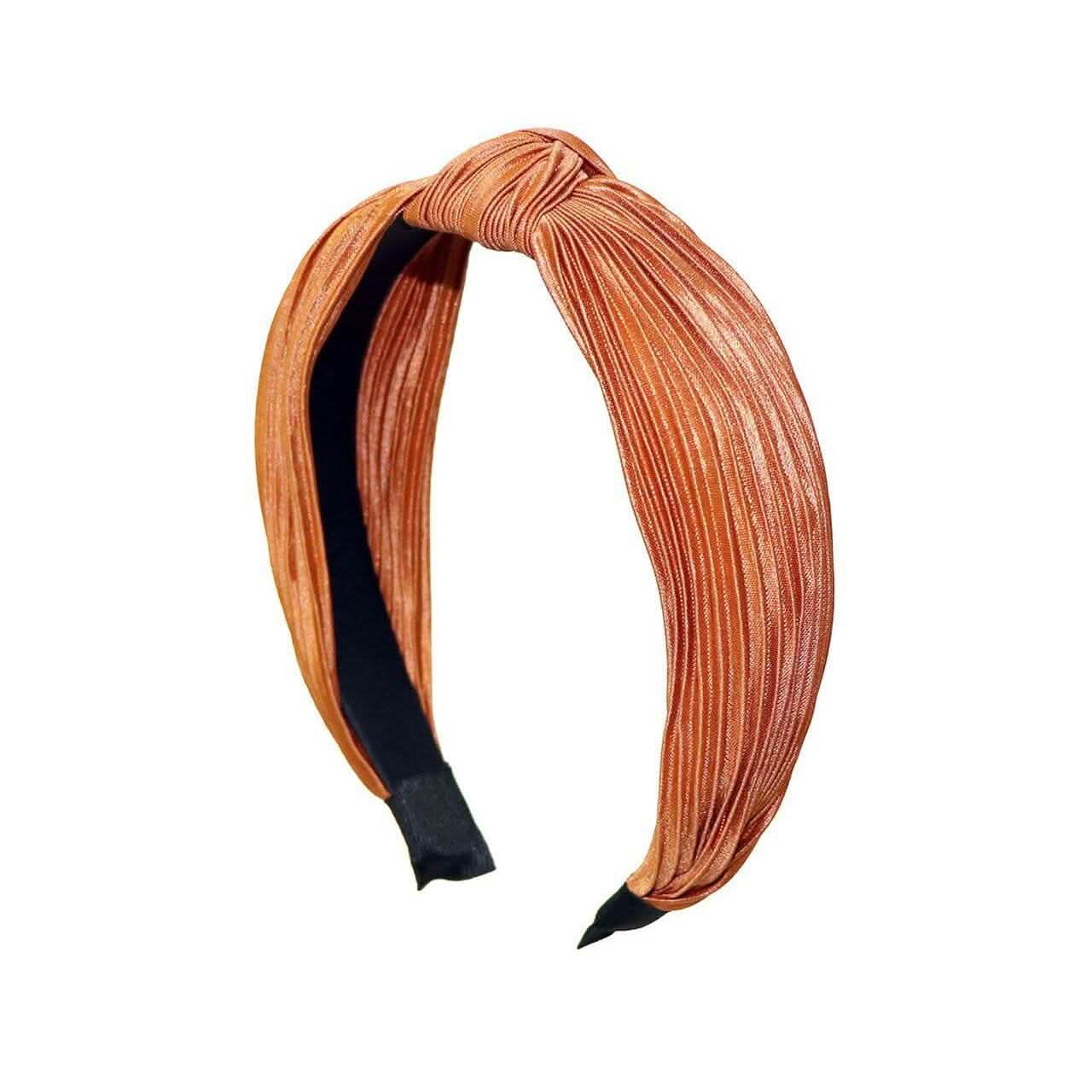 3-Pack: Pleated Solid "C" Shaped Head Band