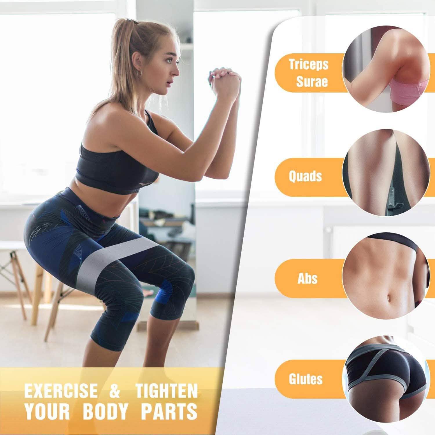 3-Pack: Resistance Bands for Legs and Butt Exercise