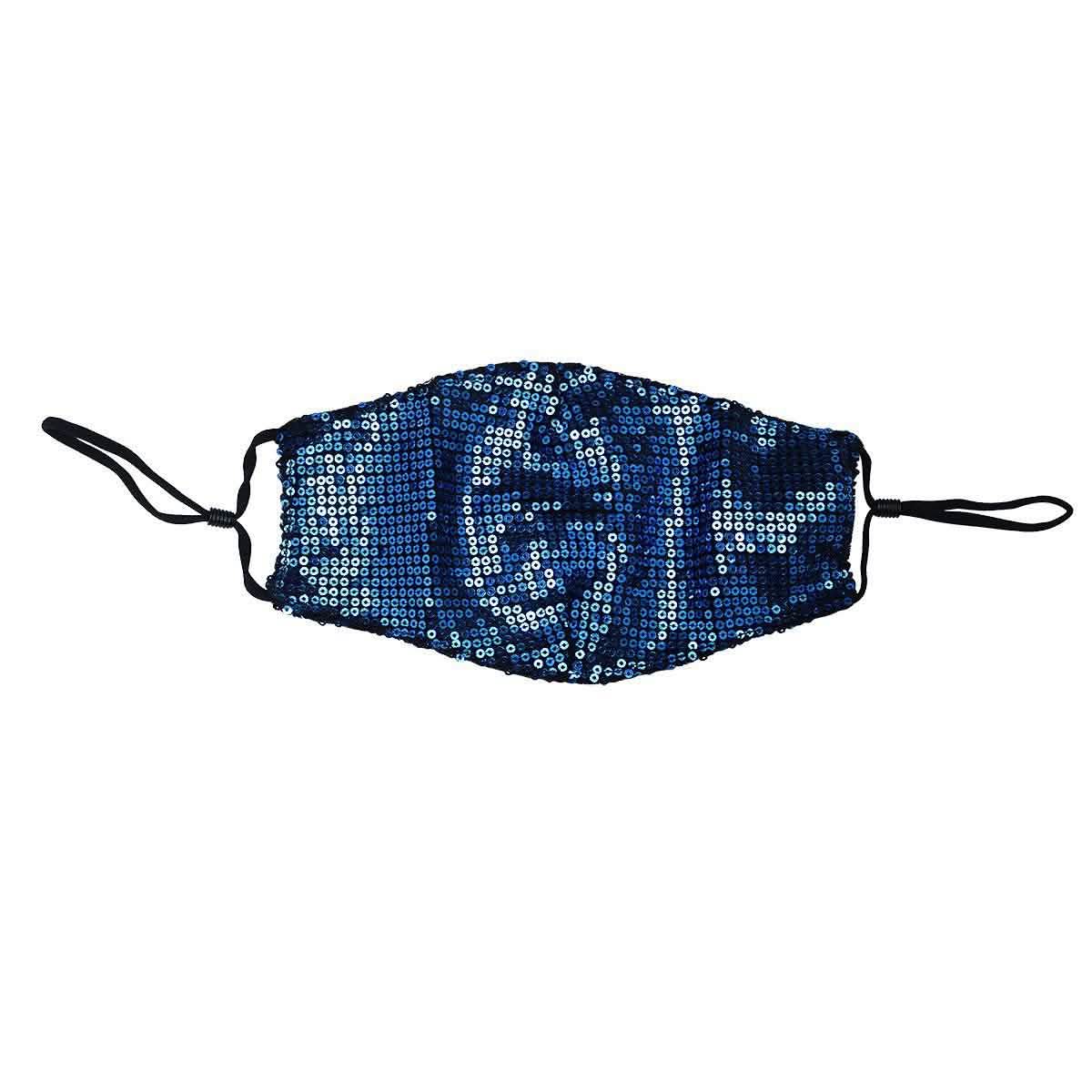 3-Pack: Reusable Washable Fitted Sequin Mask
