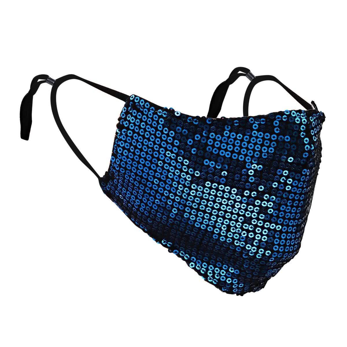 3-Pack: Reusable Washable Fitted Sequin Mask
