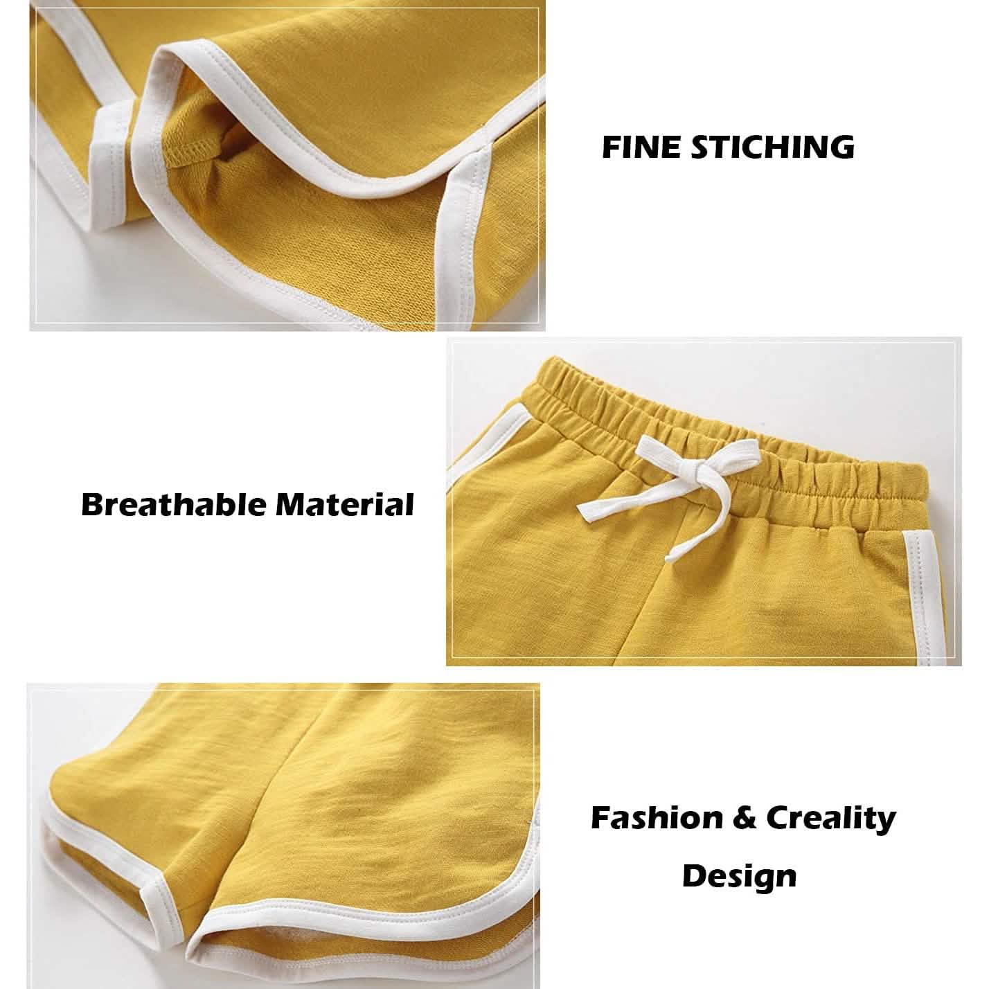 3-Pack: Running Athletic Cotton Shorts