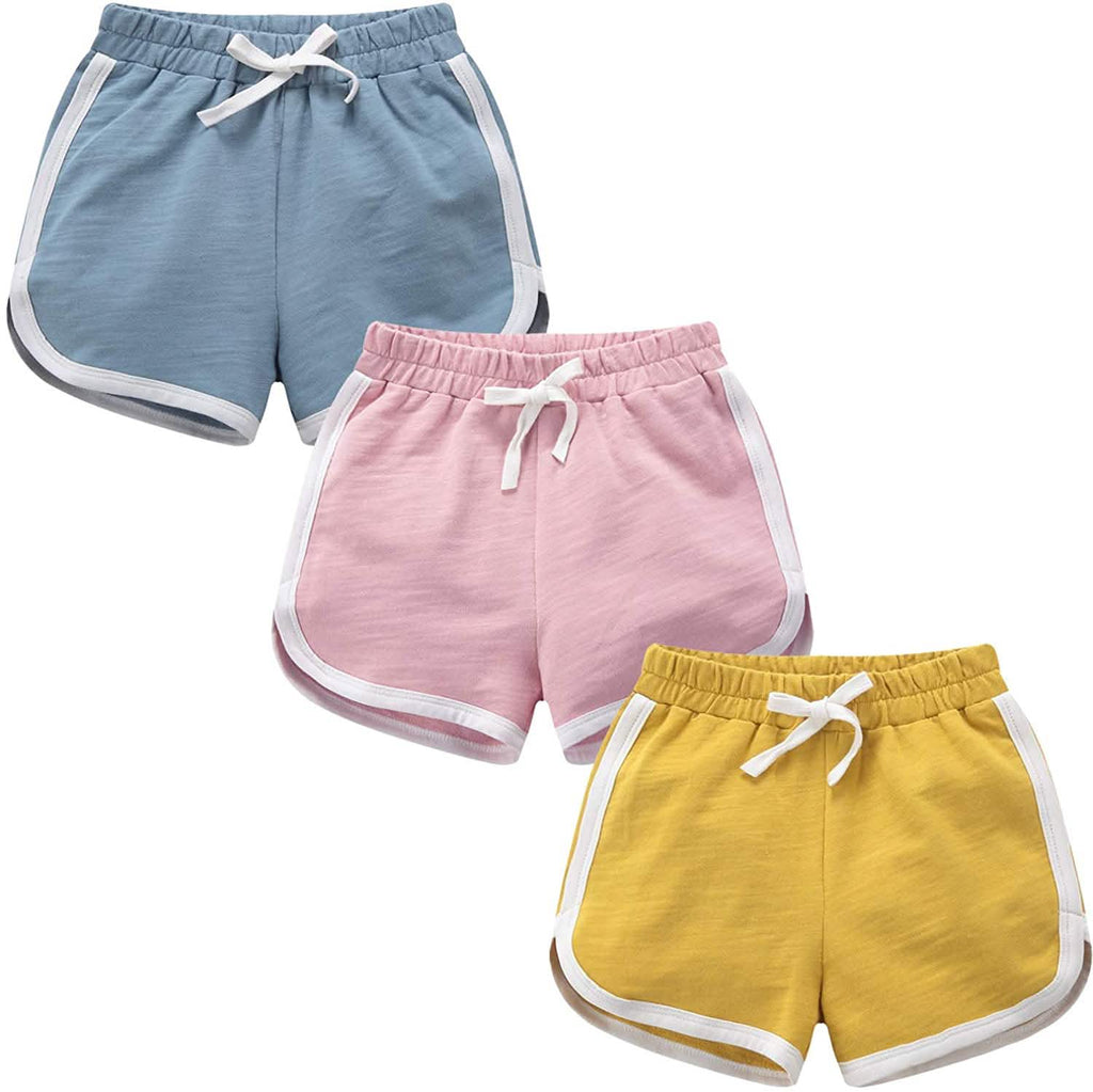 3-Pack: Running Athletic Cotton Shorts