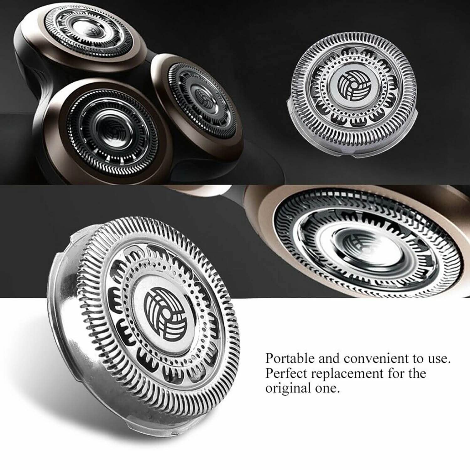 3-Pack: SH90 Replacement Head for Philips Norelco