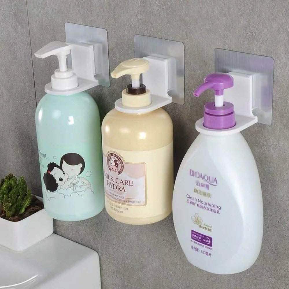 3-Pack: Shower Gel Bottle Rack Hook