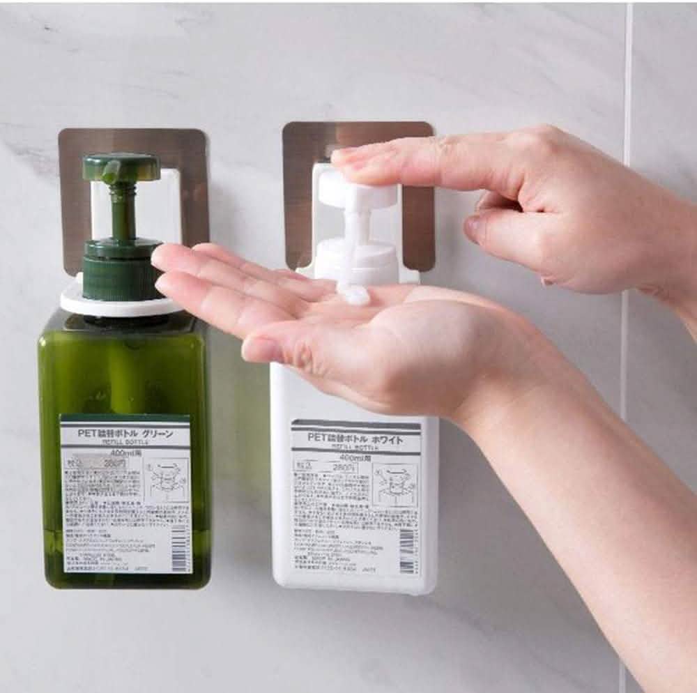 3-Pack: Shower Gel Bottle Rack Hook
