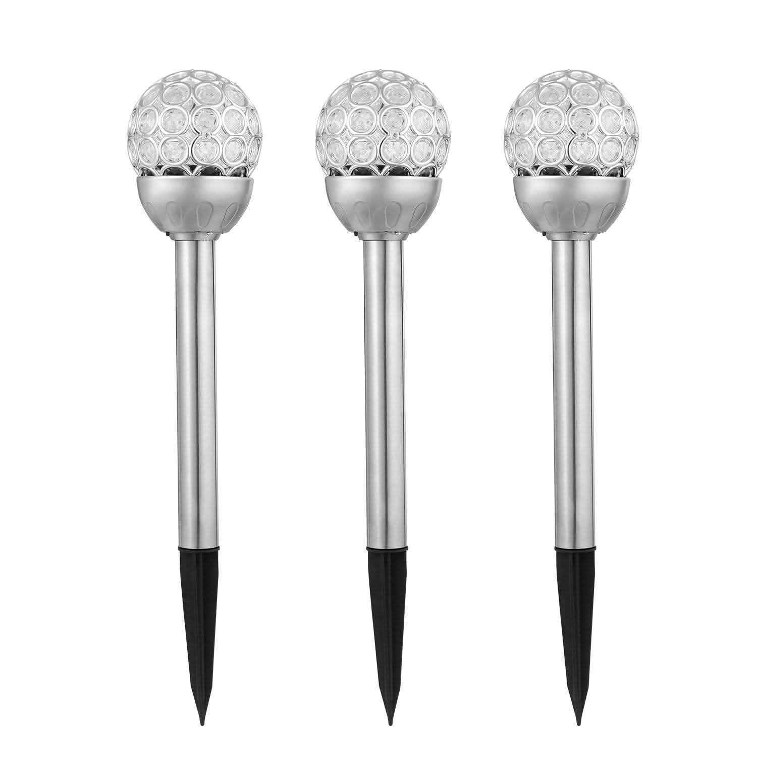 3-Pack: Solarek Outdoor Solar Lights