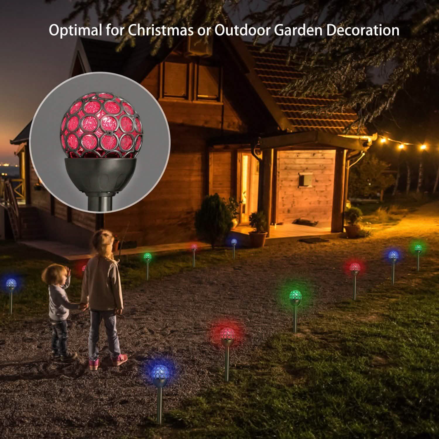3-Pack: Solarek Outdoor Solar Lights