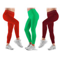 3-Pack: Ultra-Soft High Waisted Capri Leggings