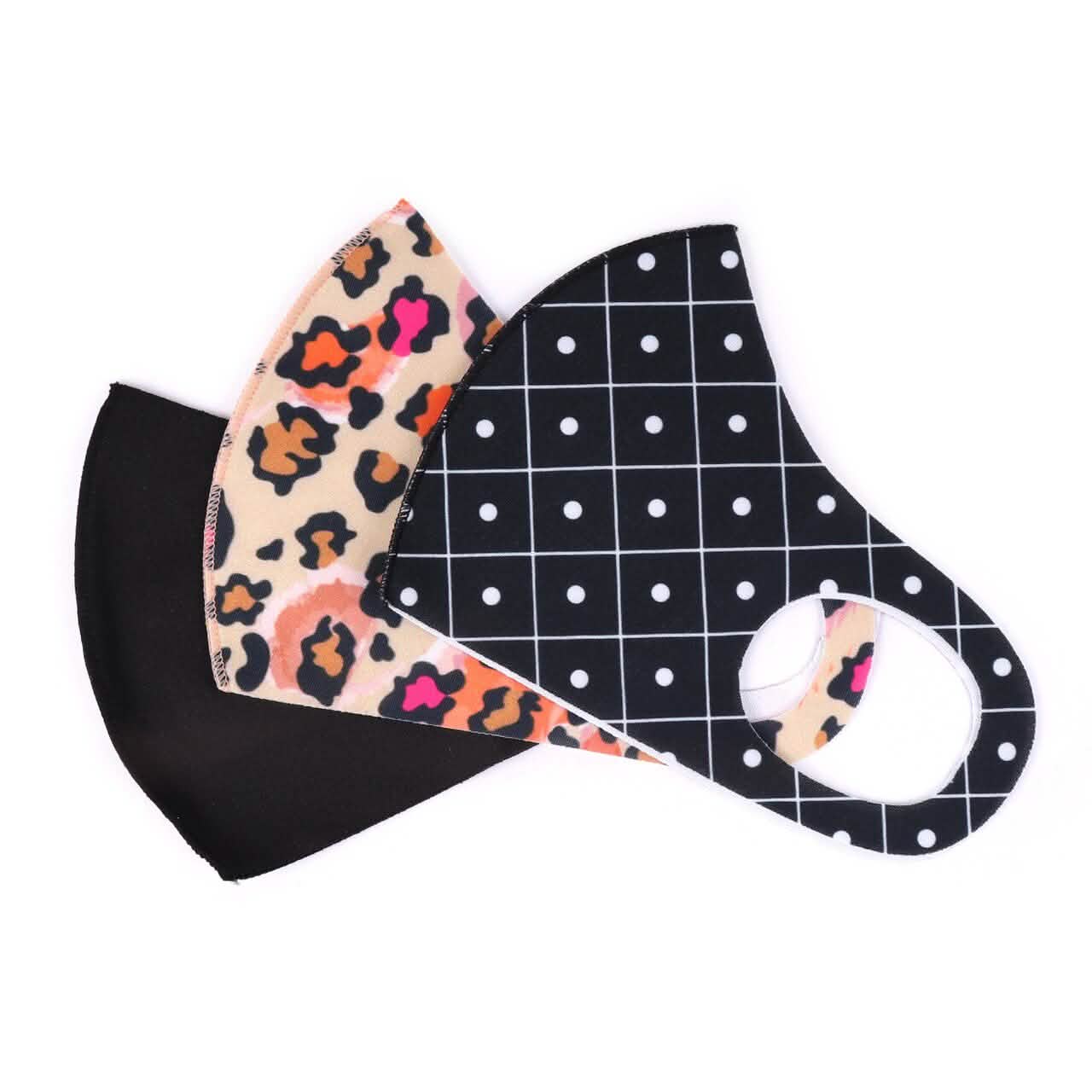 3-Pack: Washable Masks