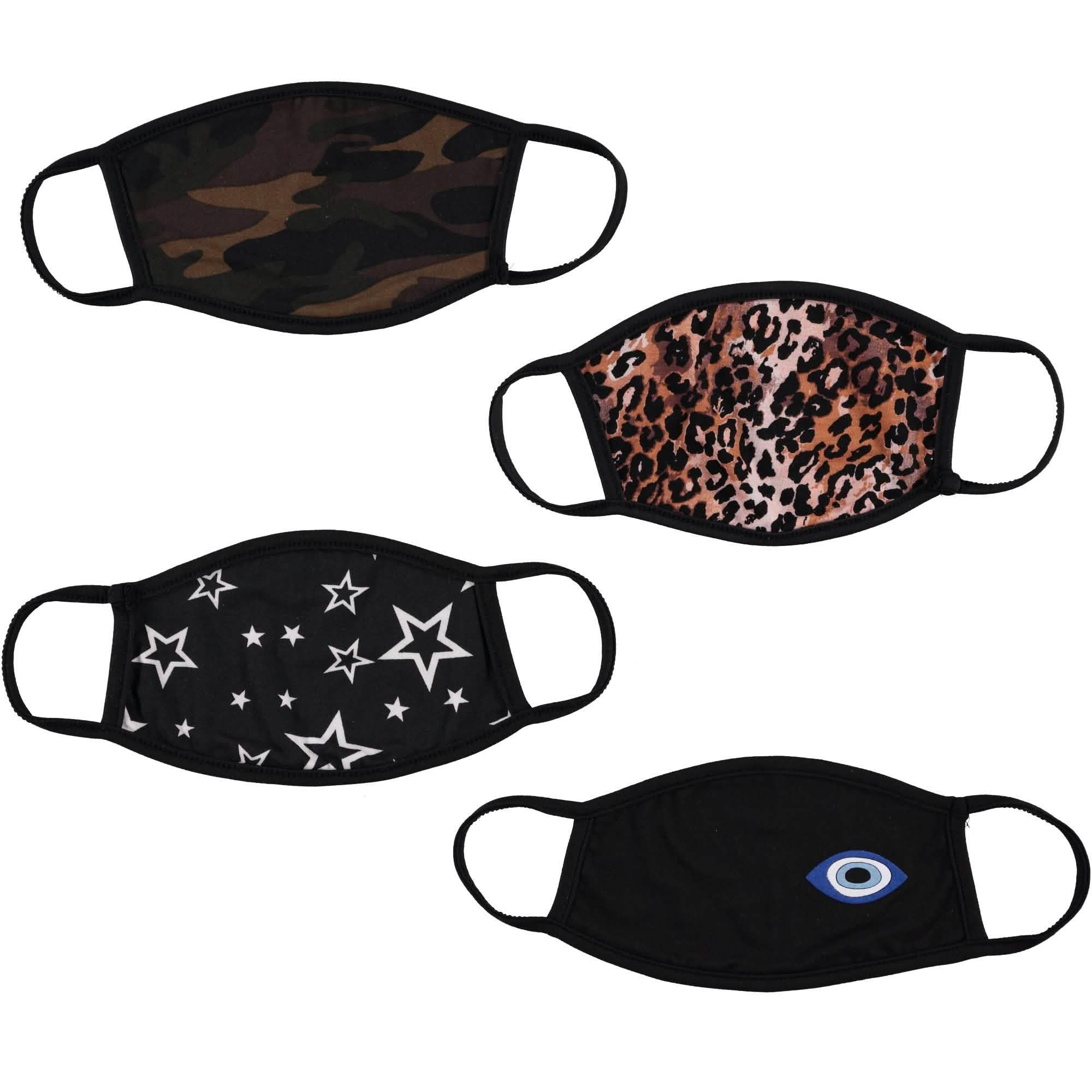 3-Pack: Washable Reusable Non-Medical Fabric Face Masks