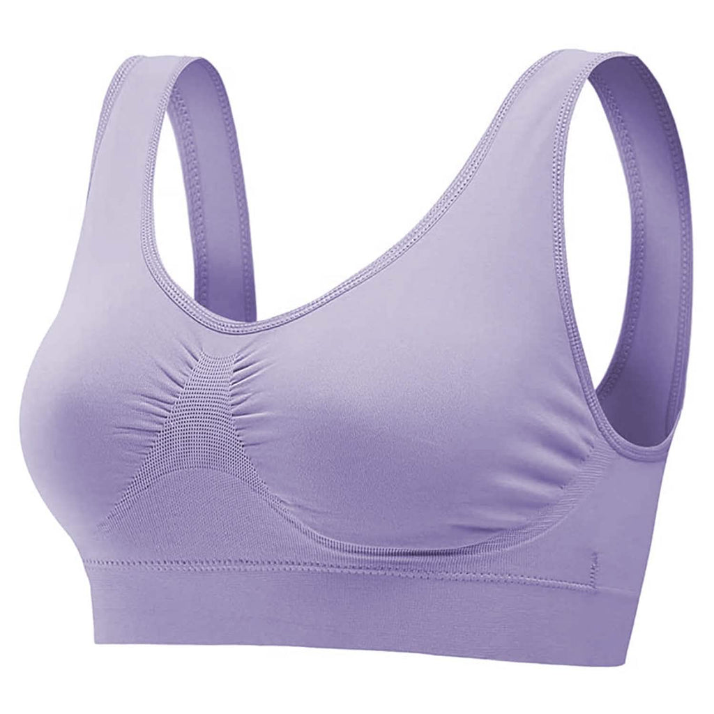 3-Pack: Women Seamless Wire-free Bra for Fitness Workout