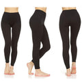 3-Pack: Women's Everyday Super Soft Slimming Brush Leggings