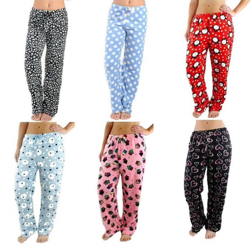 3-Pack: Women's Soft and Plush Pajama Pants