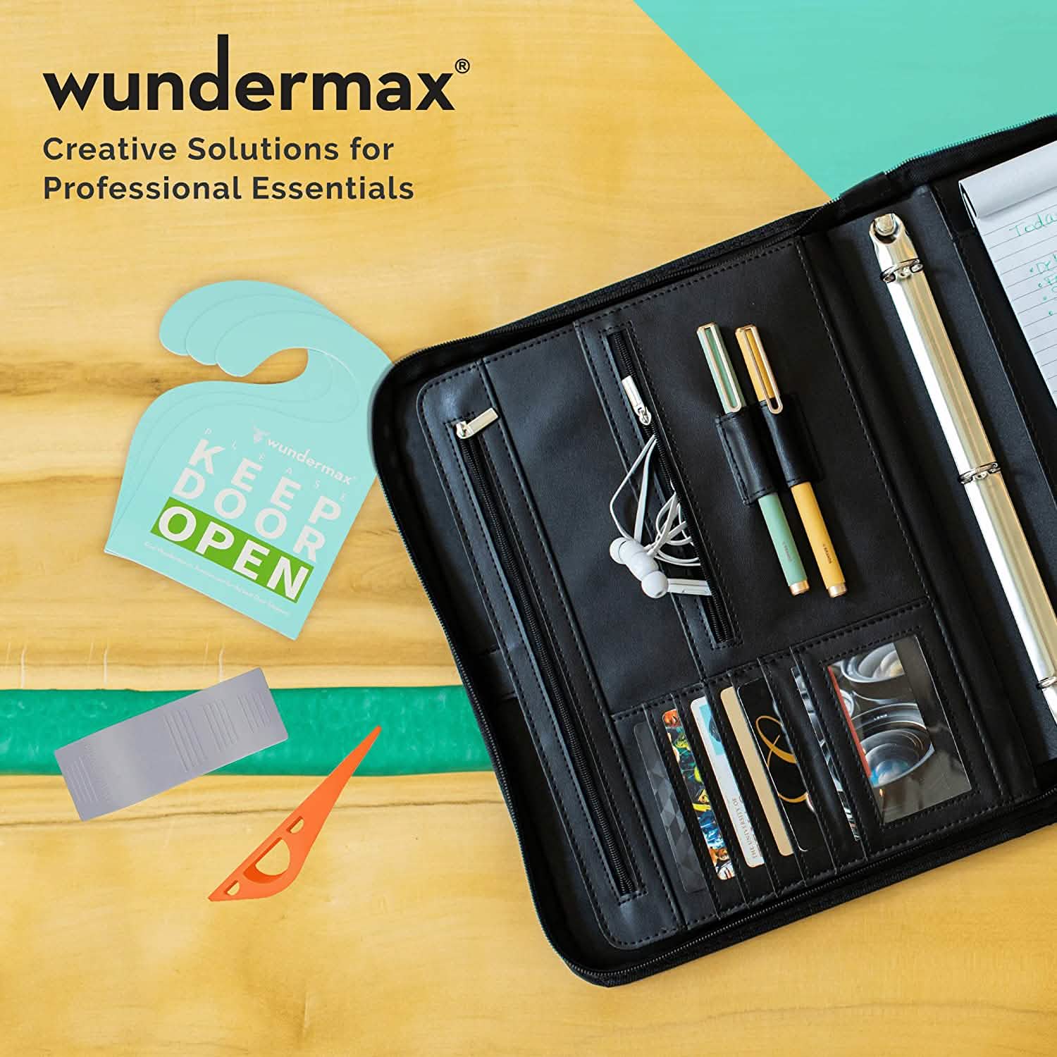 3-Pack: Wundermax Rubber Security Door Stoppers