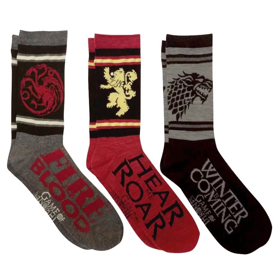 3-Pair: Game of Thrones Houses Box and Targaryen Box